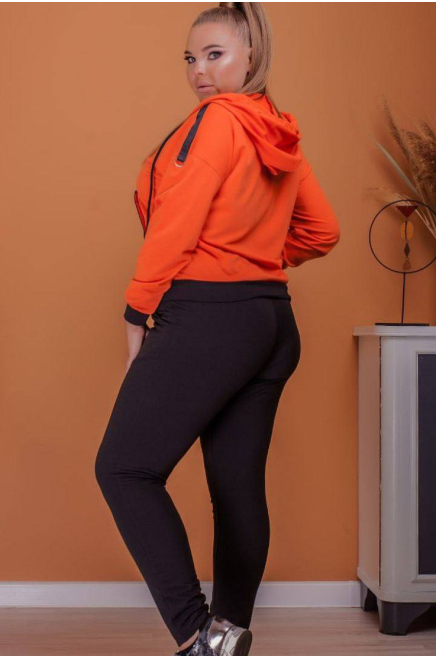 Спортивний костюм жіночий помаранчевого кольору 8393 199868
