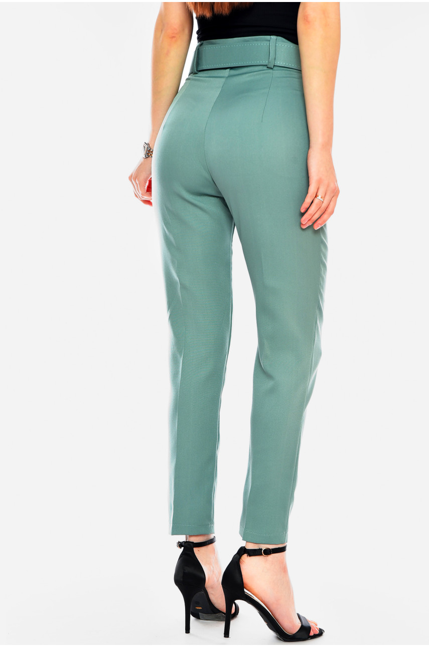 Брюки жіночі класичні м'ятного кольору 2255 199886