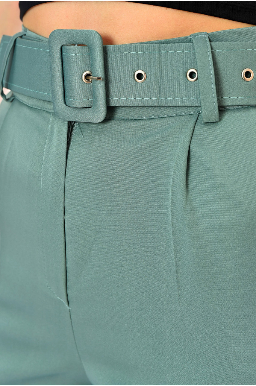 Брюки жіночі класичні м'ятного кольору 2255 199886