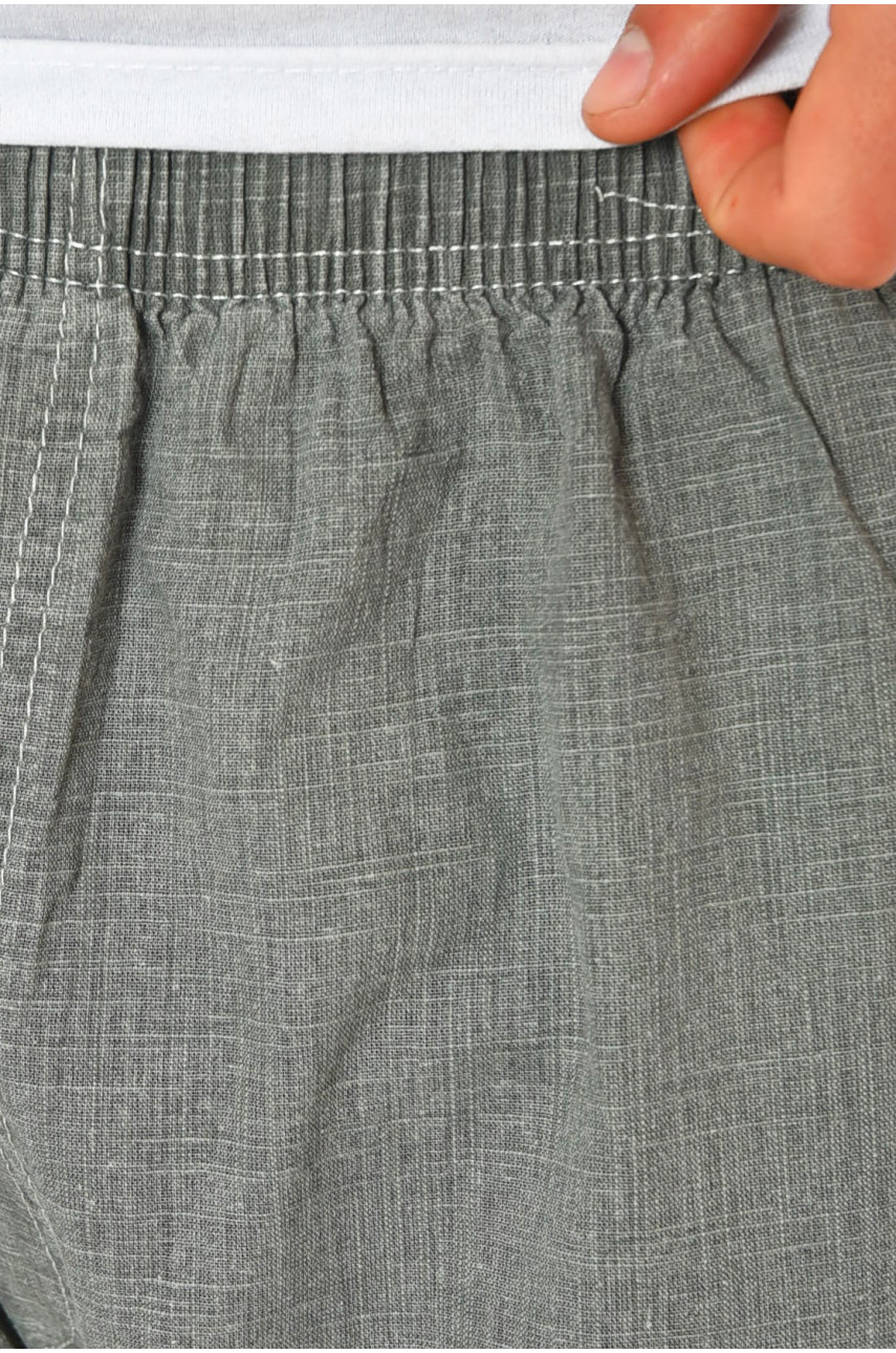 Бриджі чоловічі  напівбатальні сірого кольору 199891