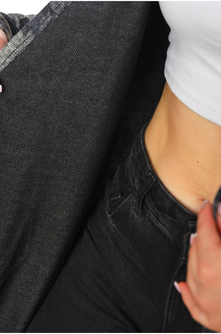 Кардиган женский тёмно-серого цвета с принтом 860 199902 Кардиган женский тёмно-серого цвета с принтом 860 199902