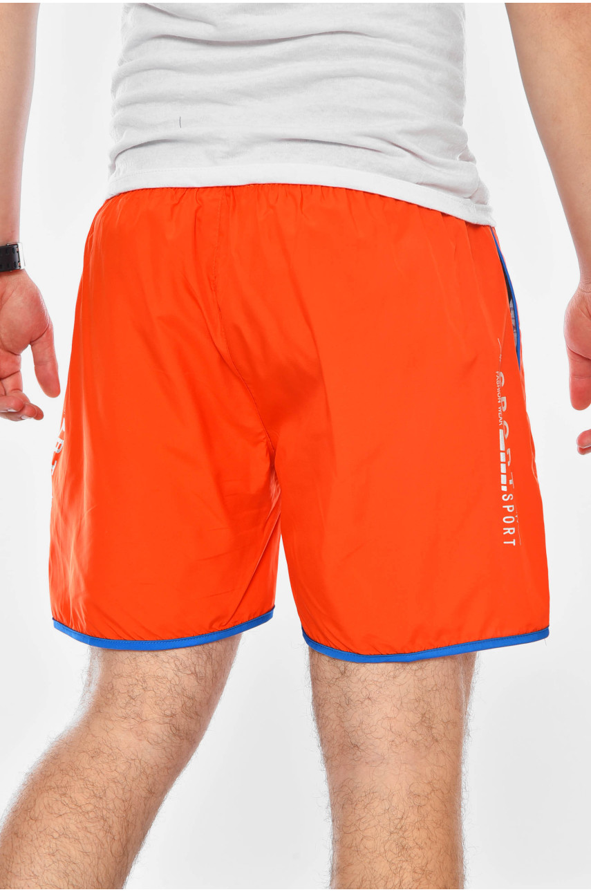 Шорты мужские оранжевого цвета 239 199959