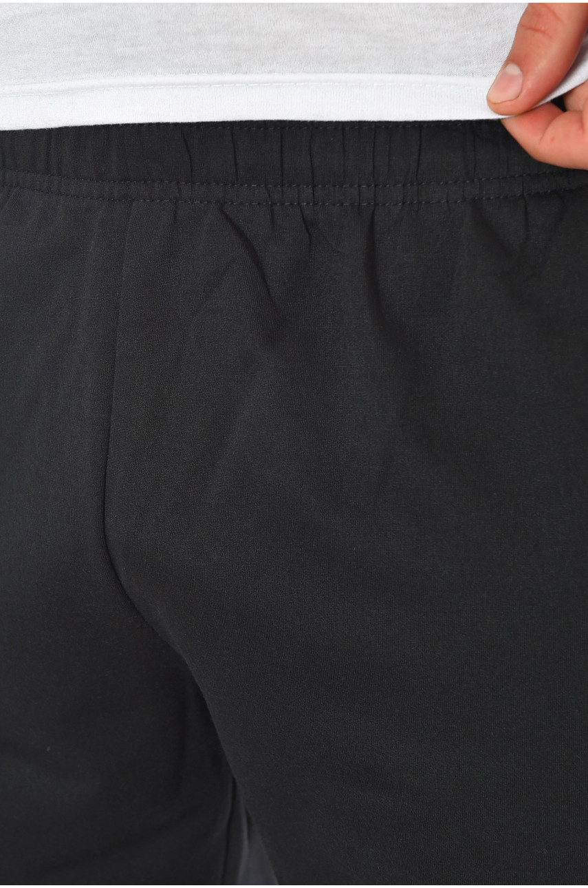 Шорты мужские однотонные черного цвета WFK5139 199972