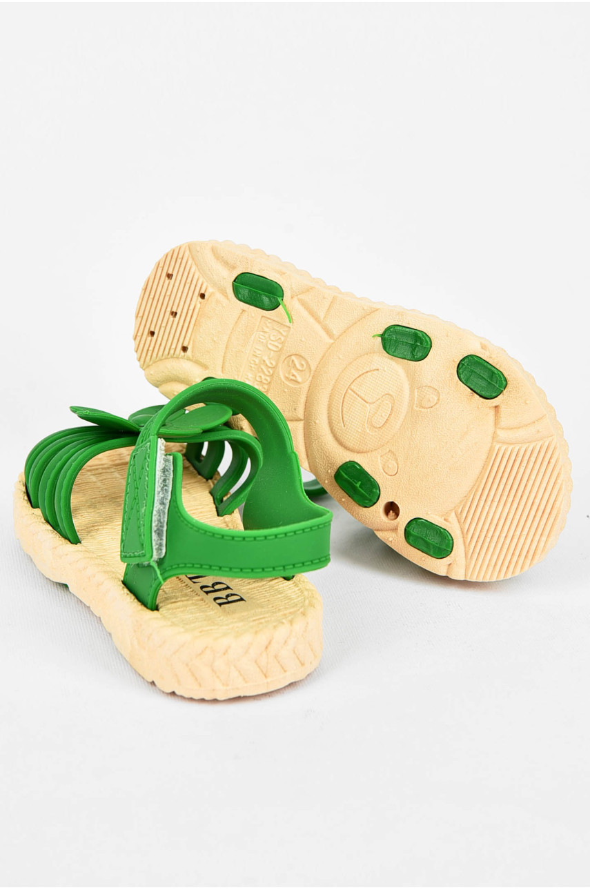 Босоножки детские силиконовые зеленого цвета А5800 199980