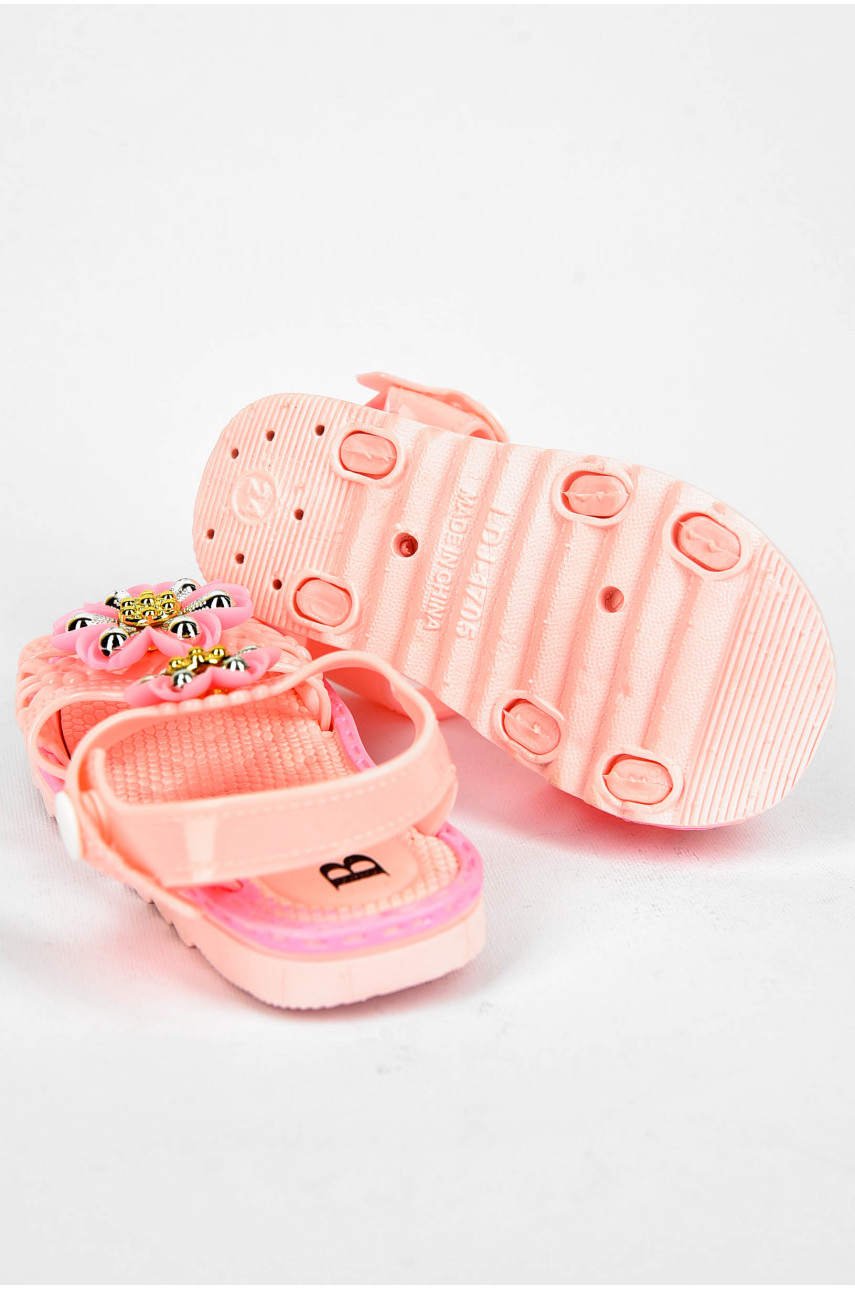 Босоножки детские силиконовые светло-розового цвета А3621 199982
