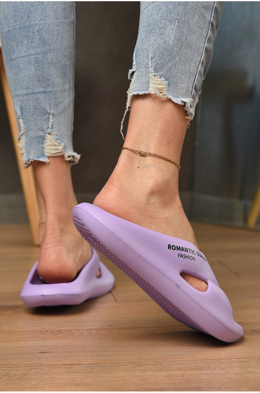 Шльопанці піна жіночі бузкового кольору DS-73 199996 Шльопанці піна жіночі бузкового кольору DS-73 199996