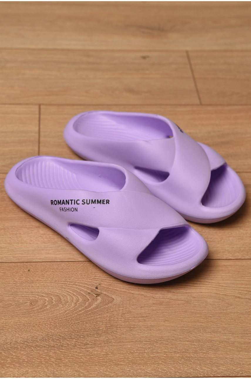 Шльопанці піна жіночі бузкового кольору DS-73 199996 Шльопанці піна жіночі бузкового кольору DS-73 199996