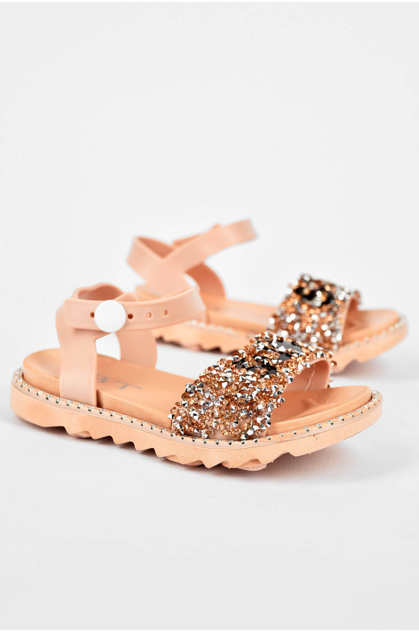 Босоножки детские силиконовые пудрового цвета А3618-1 199997