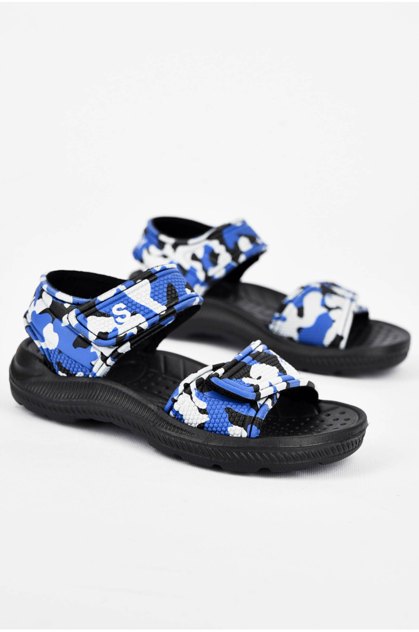 Босоножки детские пена бело-синего цвета С1102-1В1 200003