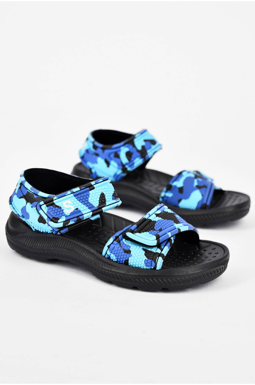 Босоножки детские пена сине-голубого цвета С1102-1В1 200004