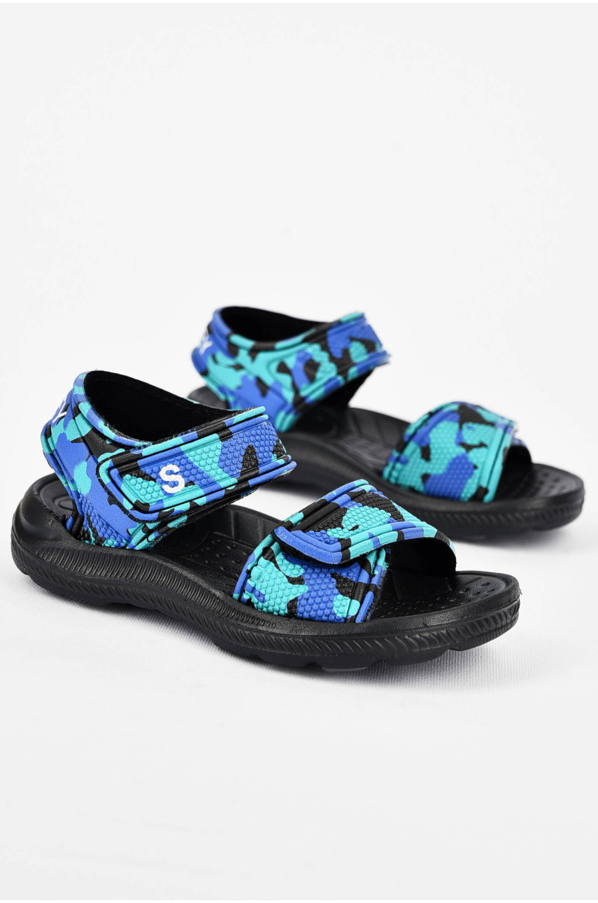 Босоножки детские пена сине-бирюзового цвета С1102-1В1 200011