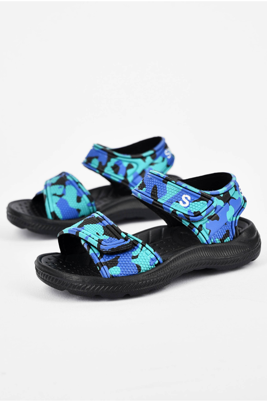Босоножки детские пена сине-бирюзового цвета С1102-1В1 200011