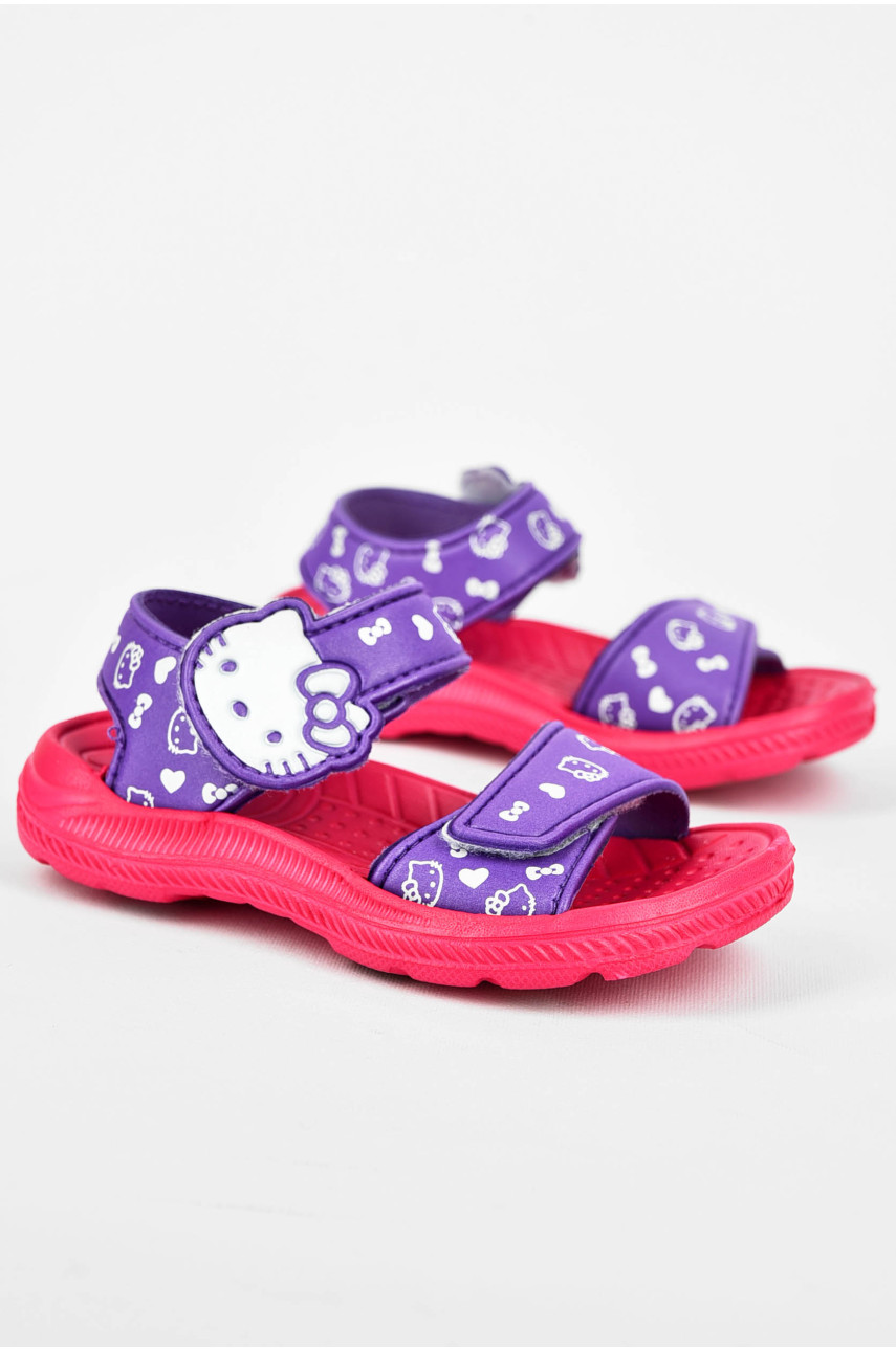 Босоножки детские пена розово-фиолетового цвета С1102-5G1 200022