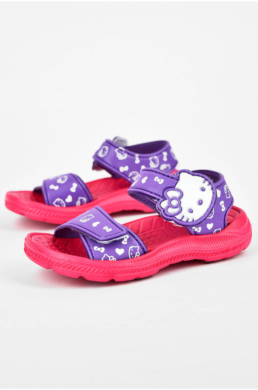 Босоножки детские пена розово-фиолетового цвета С1102-5G1 200022