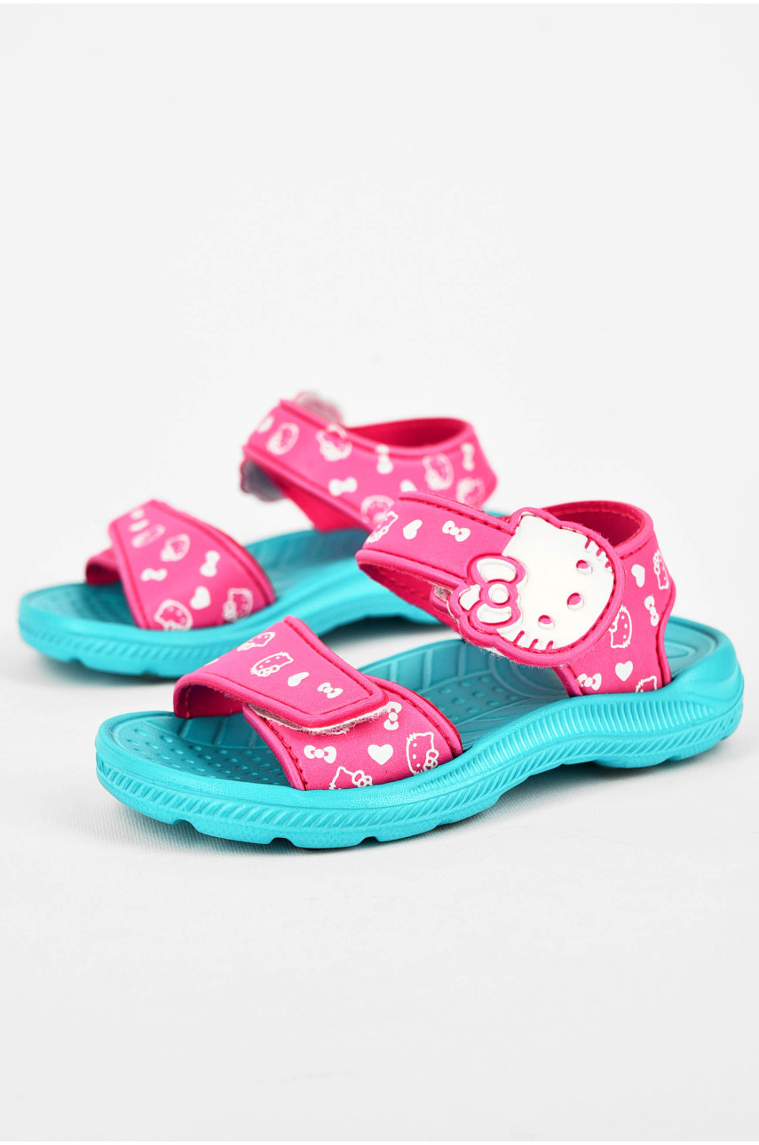 Босоножки детские пена розово-бирюзового цвета С1102-5G1 200023