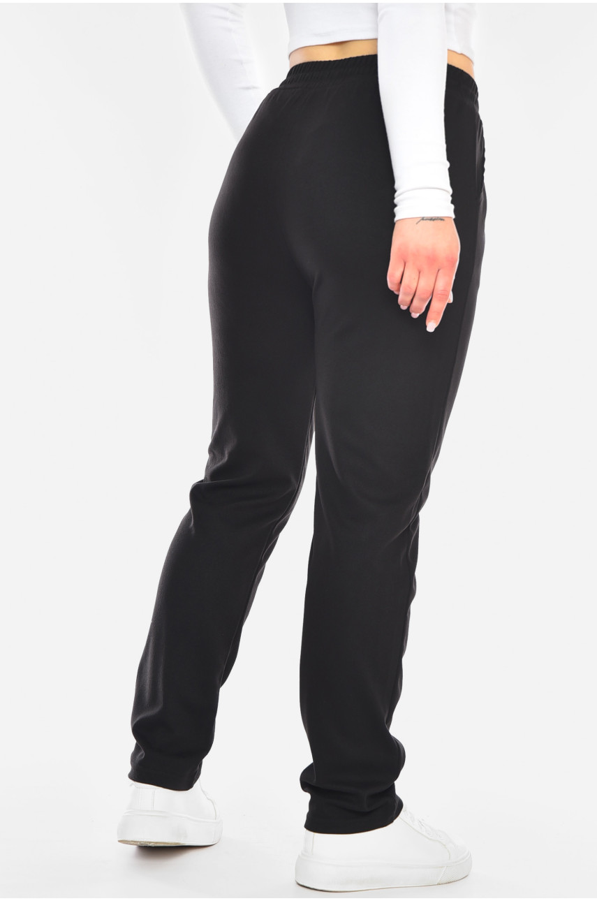 Штаны женские однотонные черного цвета K1204-1 200026