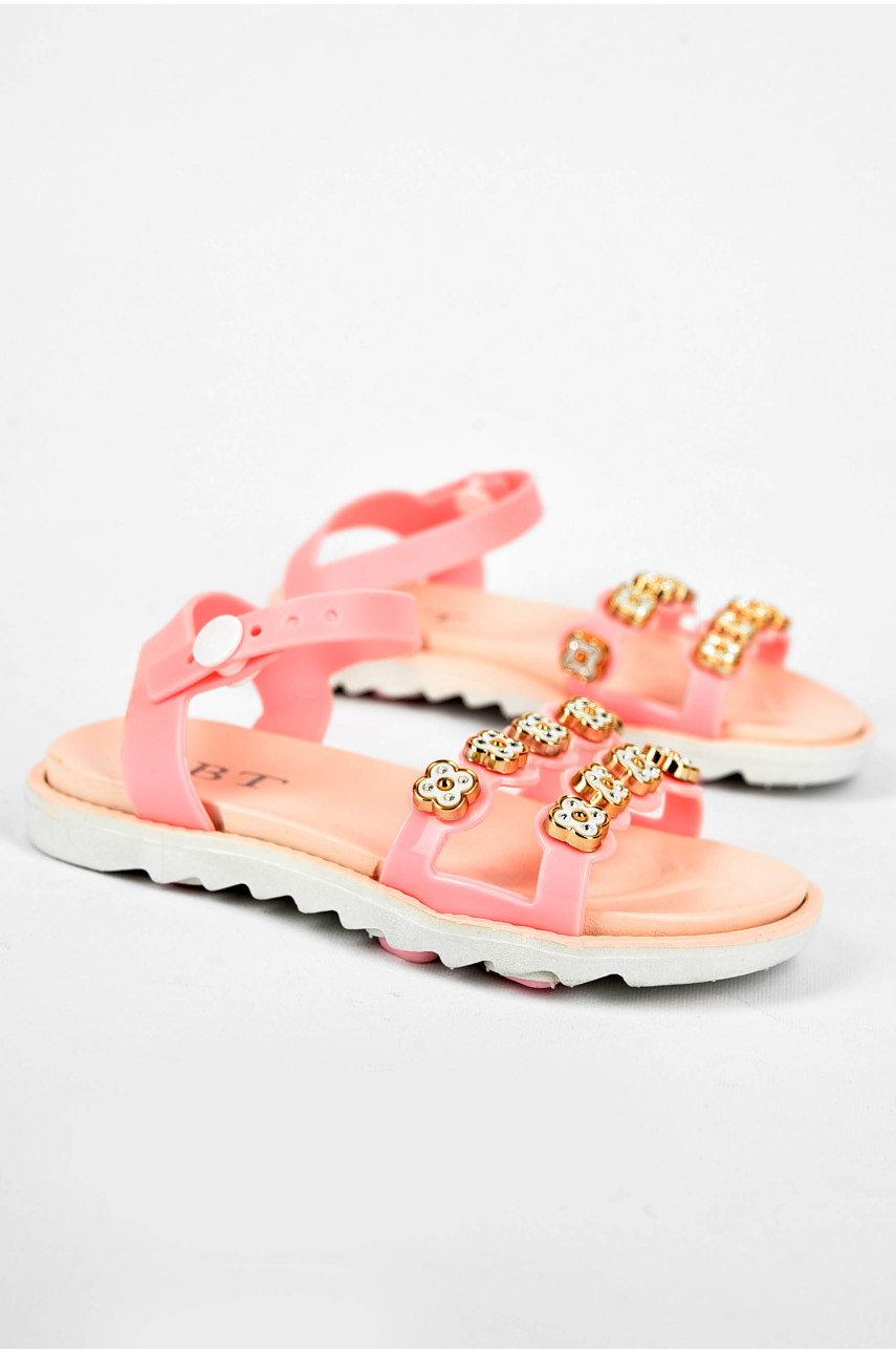 Босоножки детские для девочки светло-розового цвета А3629 200033