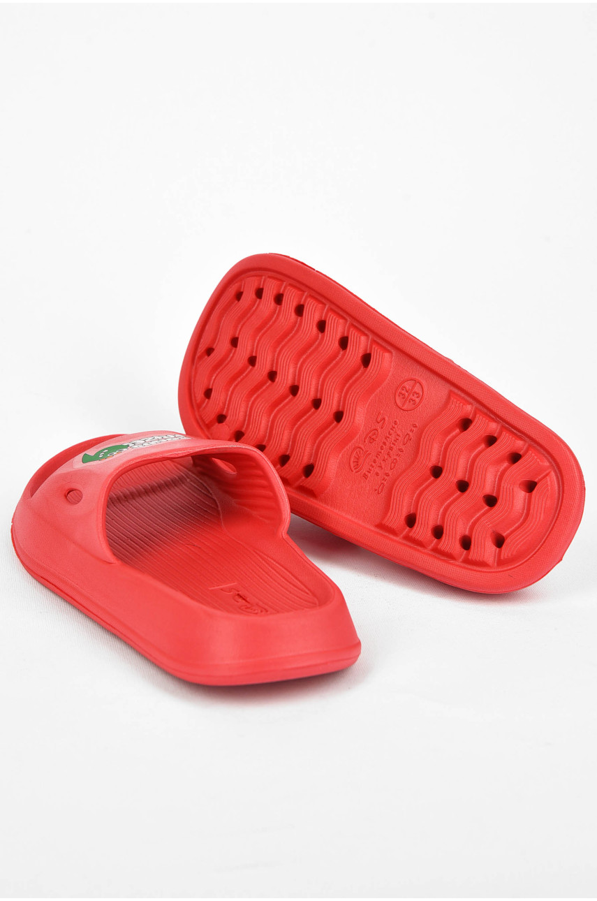 Шлепки детские для девочки пена вишневого цвета ППЖ-06 200039