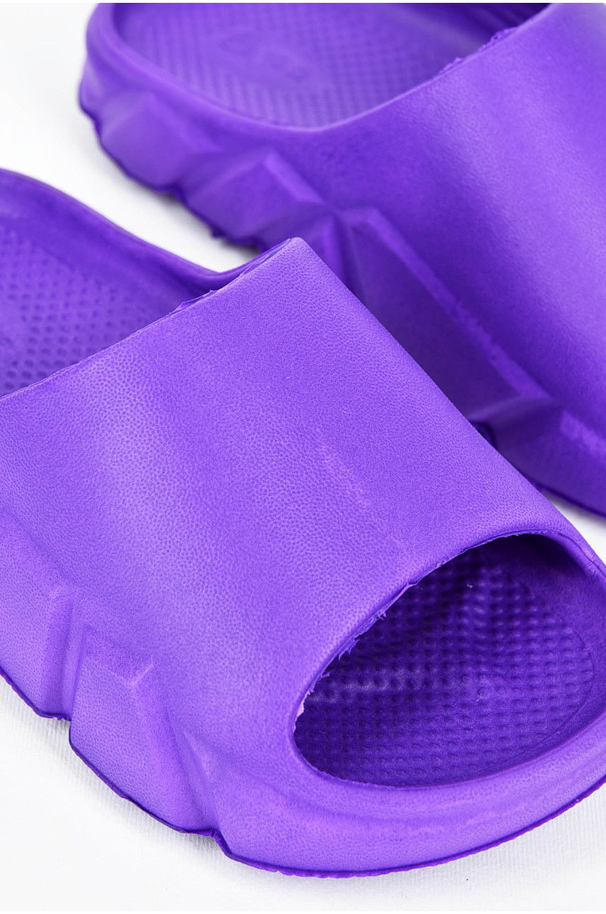 Шлепки детские для девочки пена фиолетового цвета ПП-11 200054