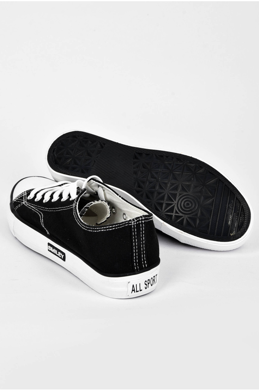 Кеды мужские черного цвета текстиль 013-32 200057 Кеды мужские черного цвета текстиль 013-32 200057