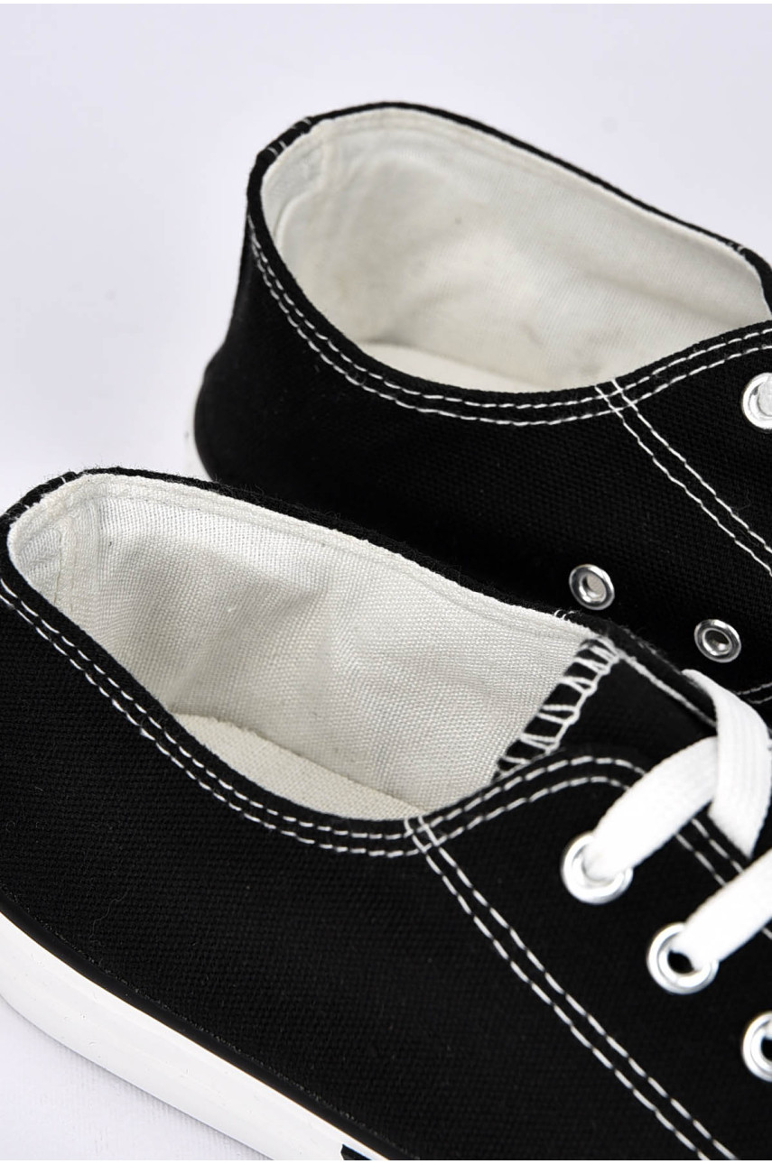 Кеды мужские черного цвета текстиль 013-32 200057 Кеды мужские черного цвета текстиль 013-32 200057