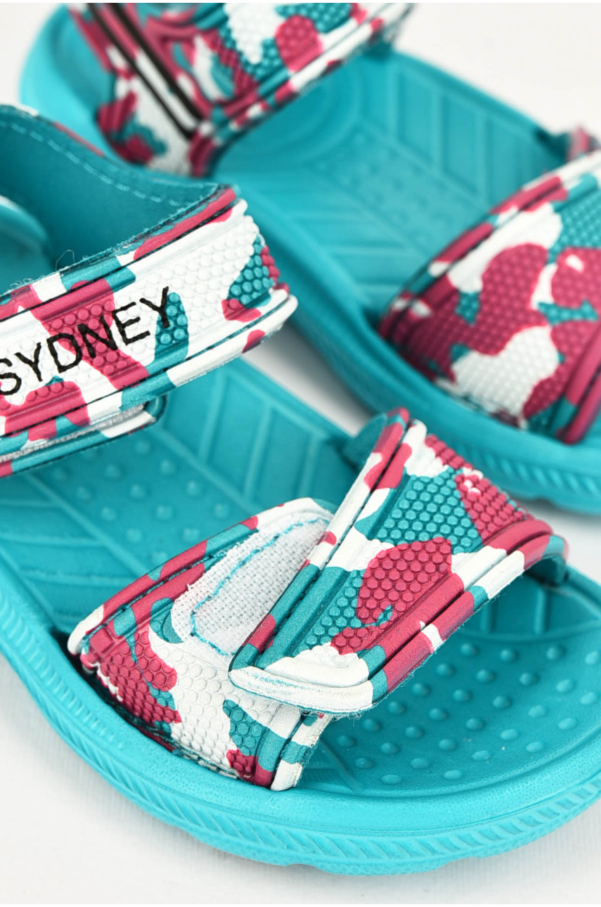 Босоножки детские пена бирюзового цвета С1102-1G1 200063