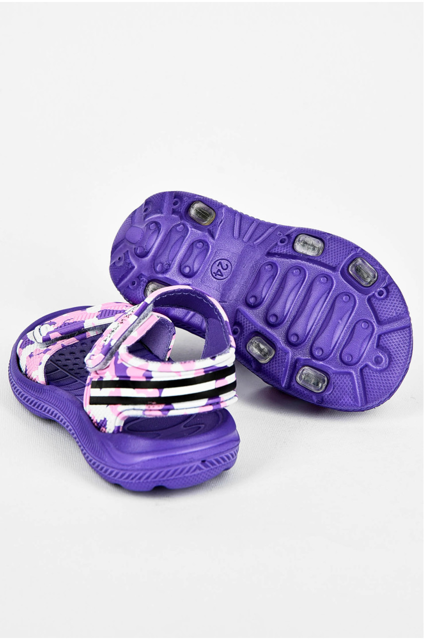 Босоножки детские пена фиолетового цвета С1102-1G1 200064