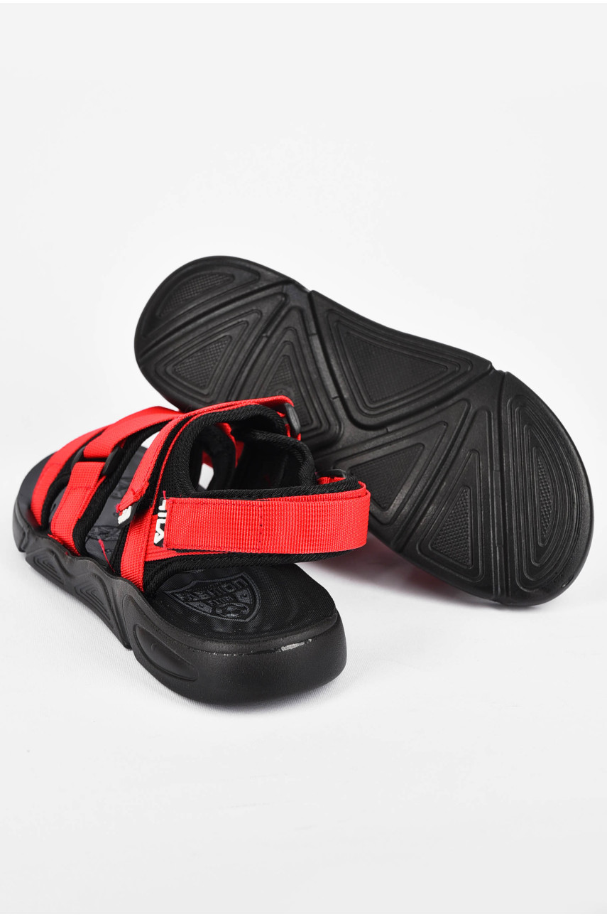 Босоніжки підліткові червоного кольору В2-5 200066 Босоніжки підліткові червоного кольору В2-5 200066