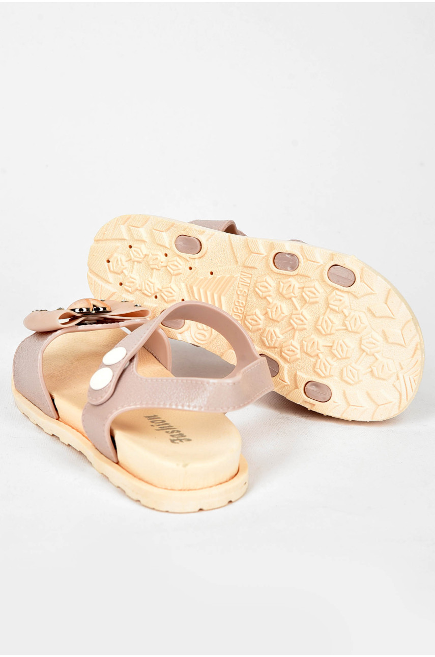 Босоножки детские для девочки пудрового цвета А3630 200068