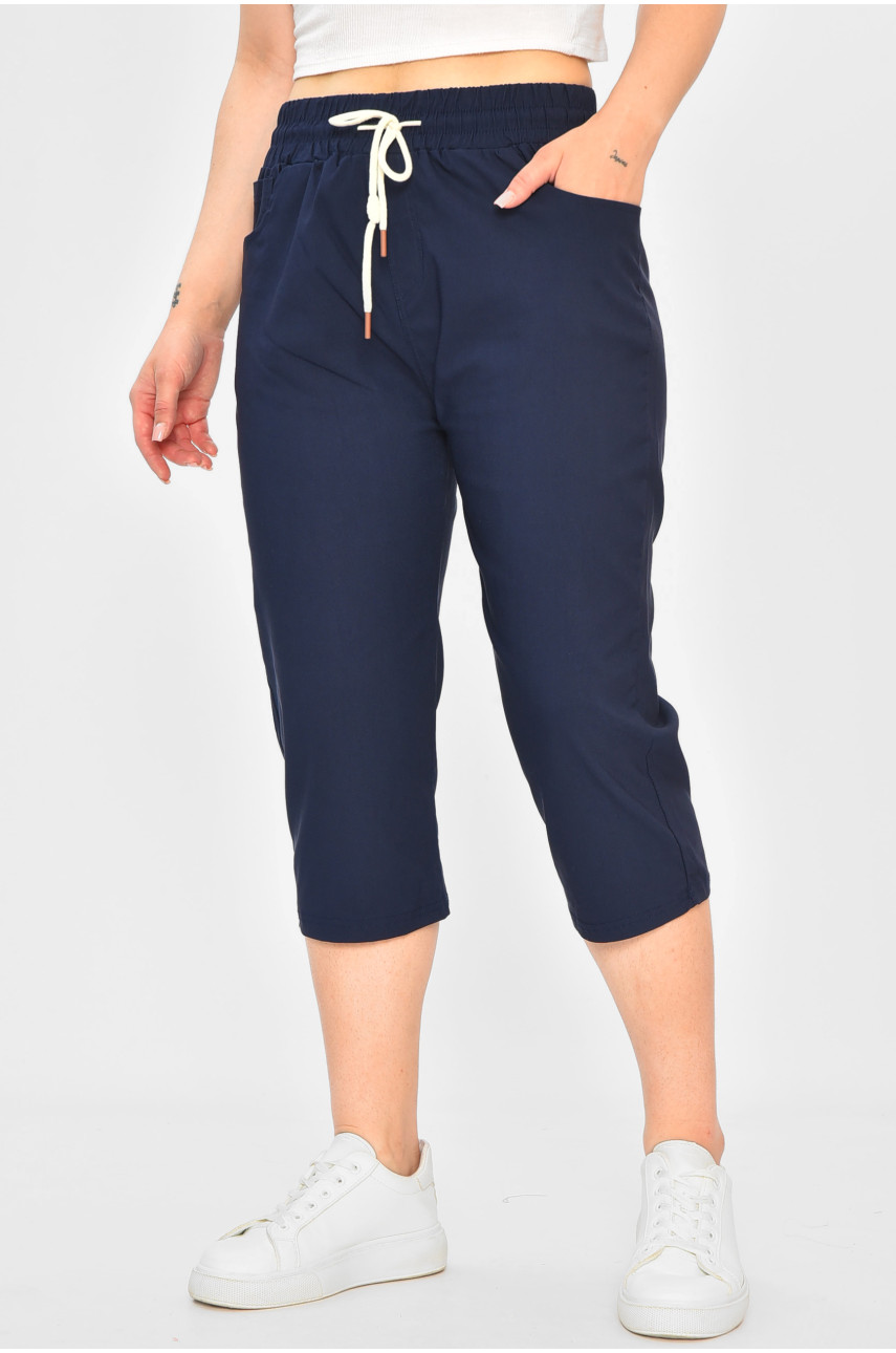 Бриджи женские тёмно-синего цвета 7007-1 200070