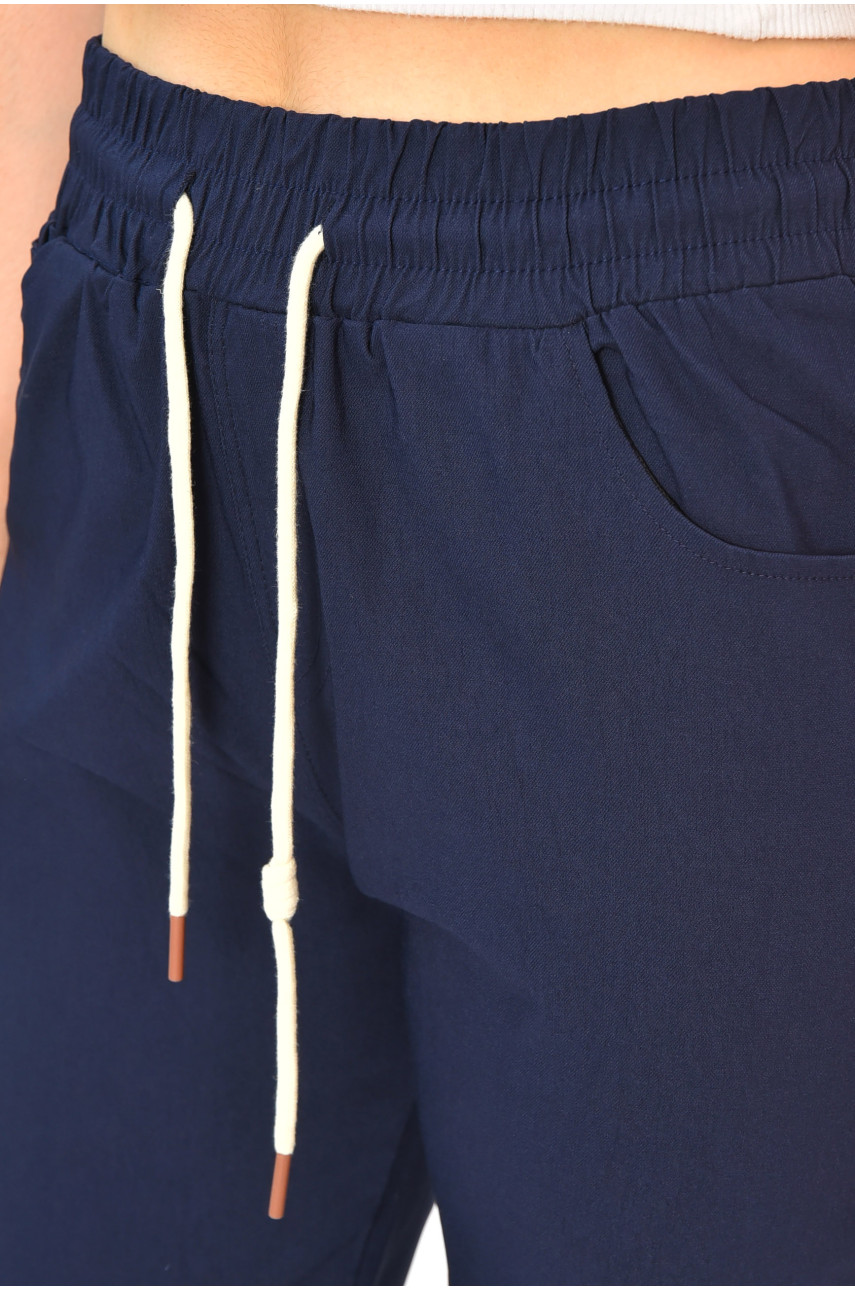 Бриджи женские тёмно-синего цвета 7007-1 200070