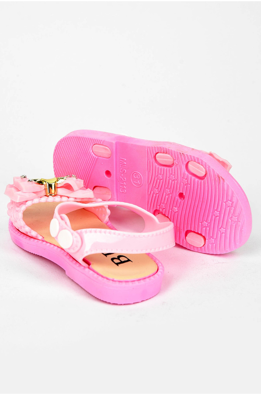 Босоножки детские для девочки светло-розового цвета А3628 200073