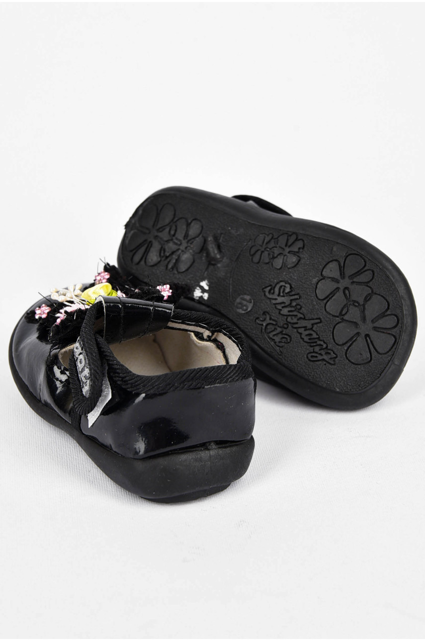 Пінетки дитячі чорного кольору 017 200083