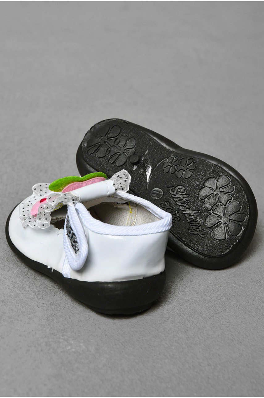 Пінетки дитячі білого кольору 017 200088