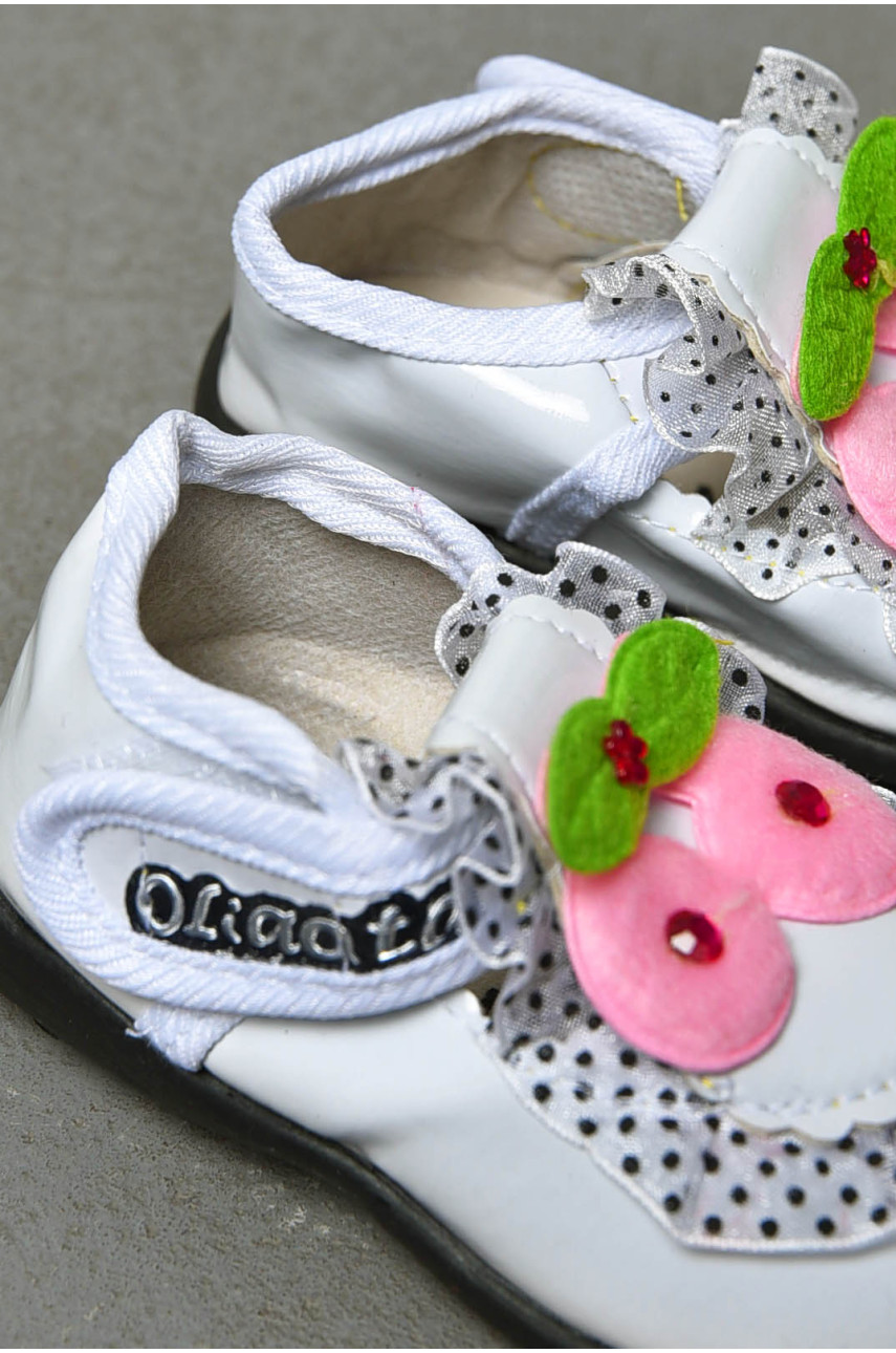 Пінетки дитячі білого кольору 017 200088