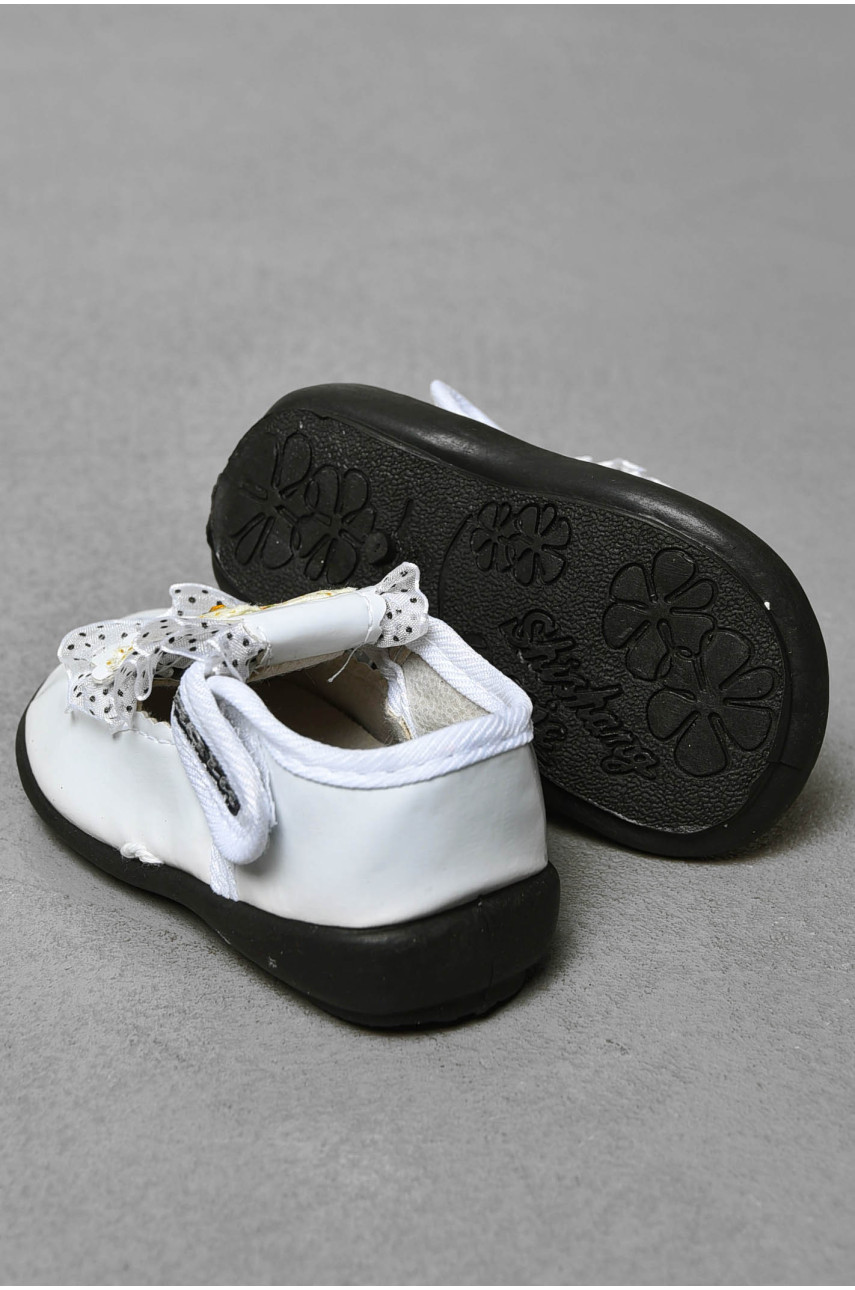 Пінетки дитячі білого кольору 017 200089