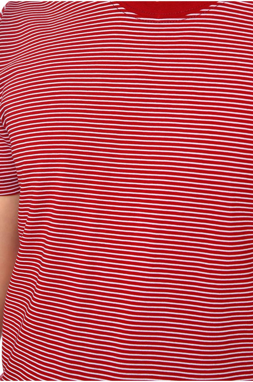 Футболка мужская полубатальная бордового цвета GP110 200112