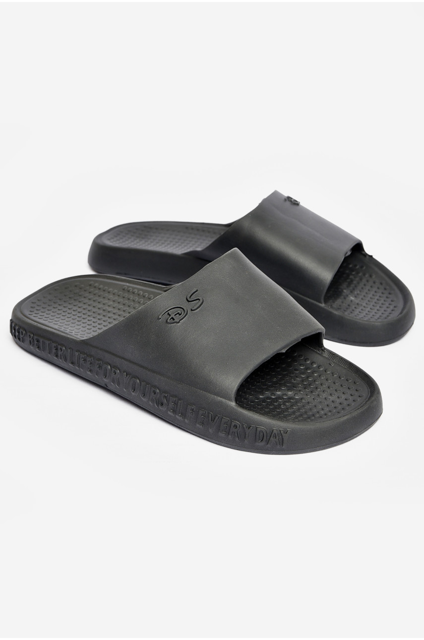 Шлепанцы мужские пена черного цвета Уцинка П-34 200133 Шлепанцы мужские пена черного цвета Уцинка П-34 200133