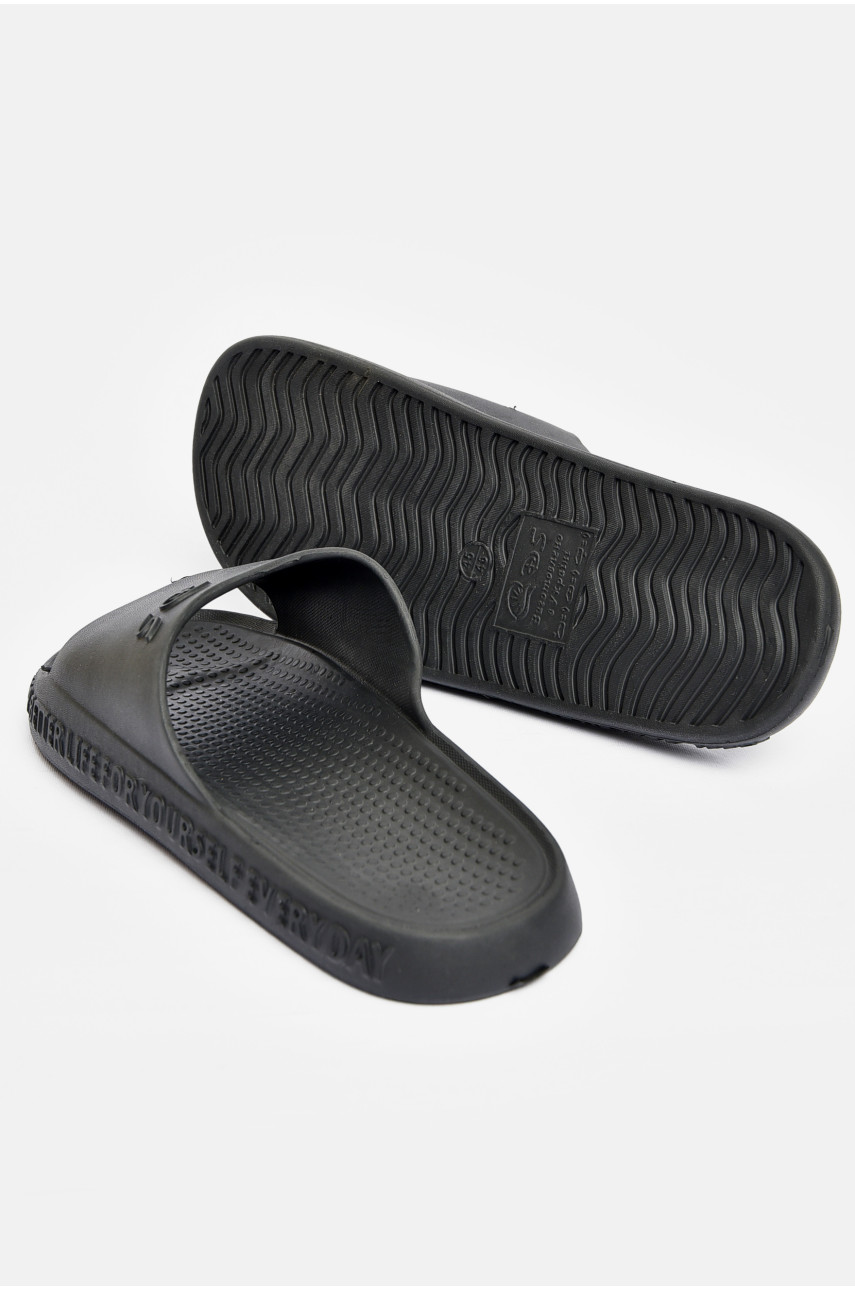 Шлепанцы мужские пена черного цвета Уцинка П-34 200133 Шлепанцы мужские пена черного цвета Уцинка П-34 200133