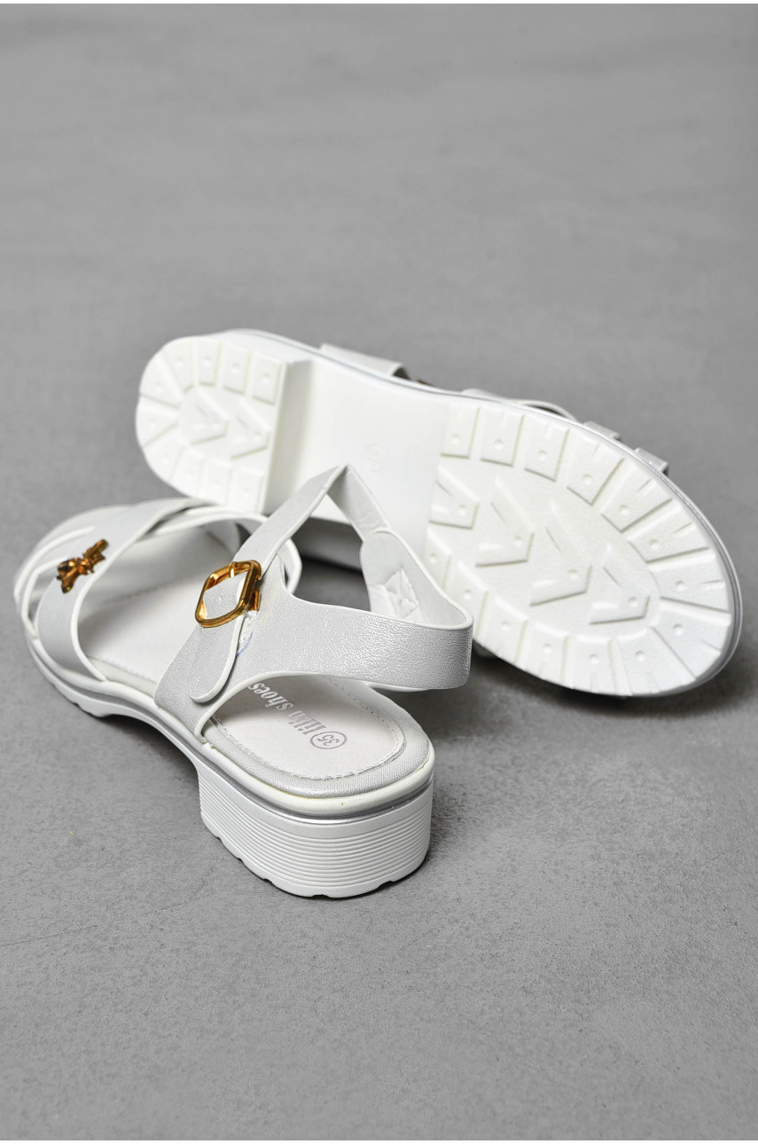 Босоножки для девочки светло-серого цвета L0665-1 200139