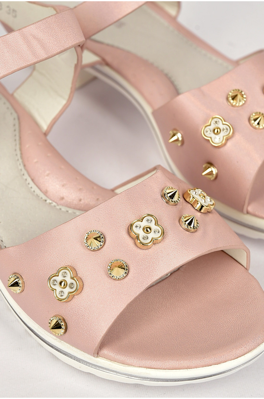 Босоножки для девочки розового цвета L0667-3 200146