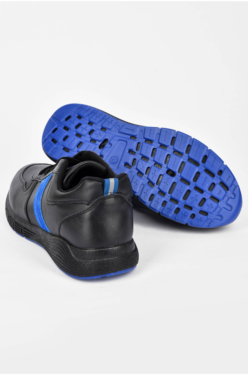 Кросівки чоловічі чорного кольору на шнурівці SL1019-2 200186