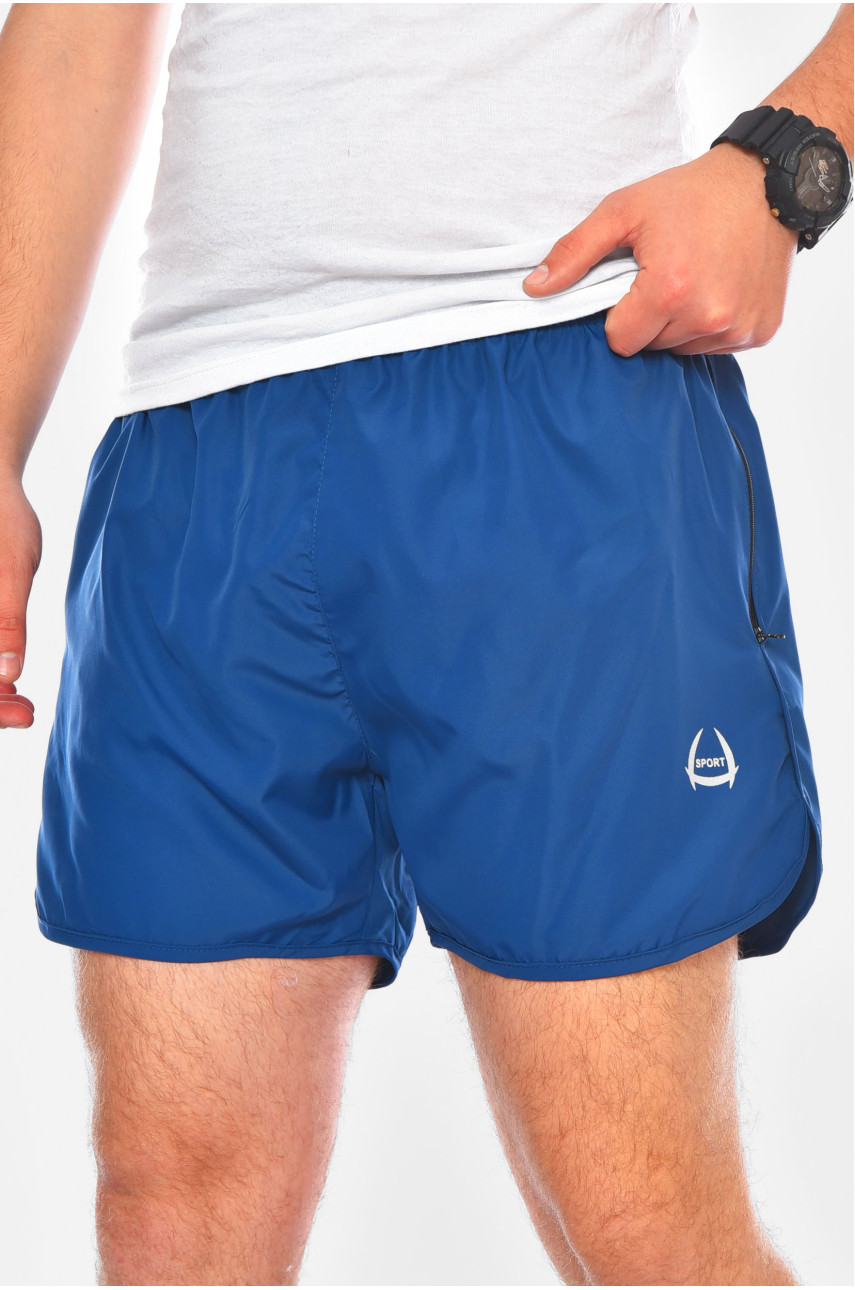 Шорти чоловічі однотонні темно-синього кольору 2001 200218