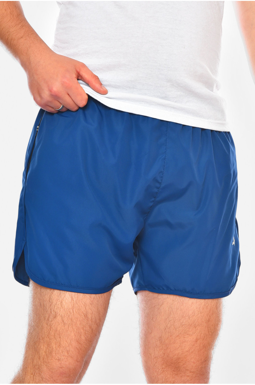 Шорти чоловічі однотонні темно-синього кольору 2001 200218