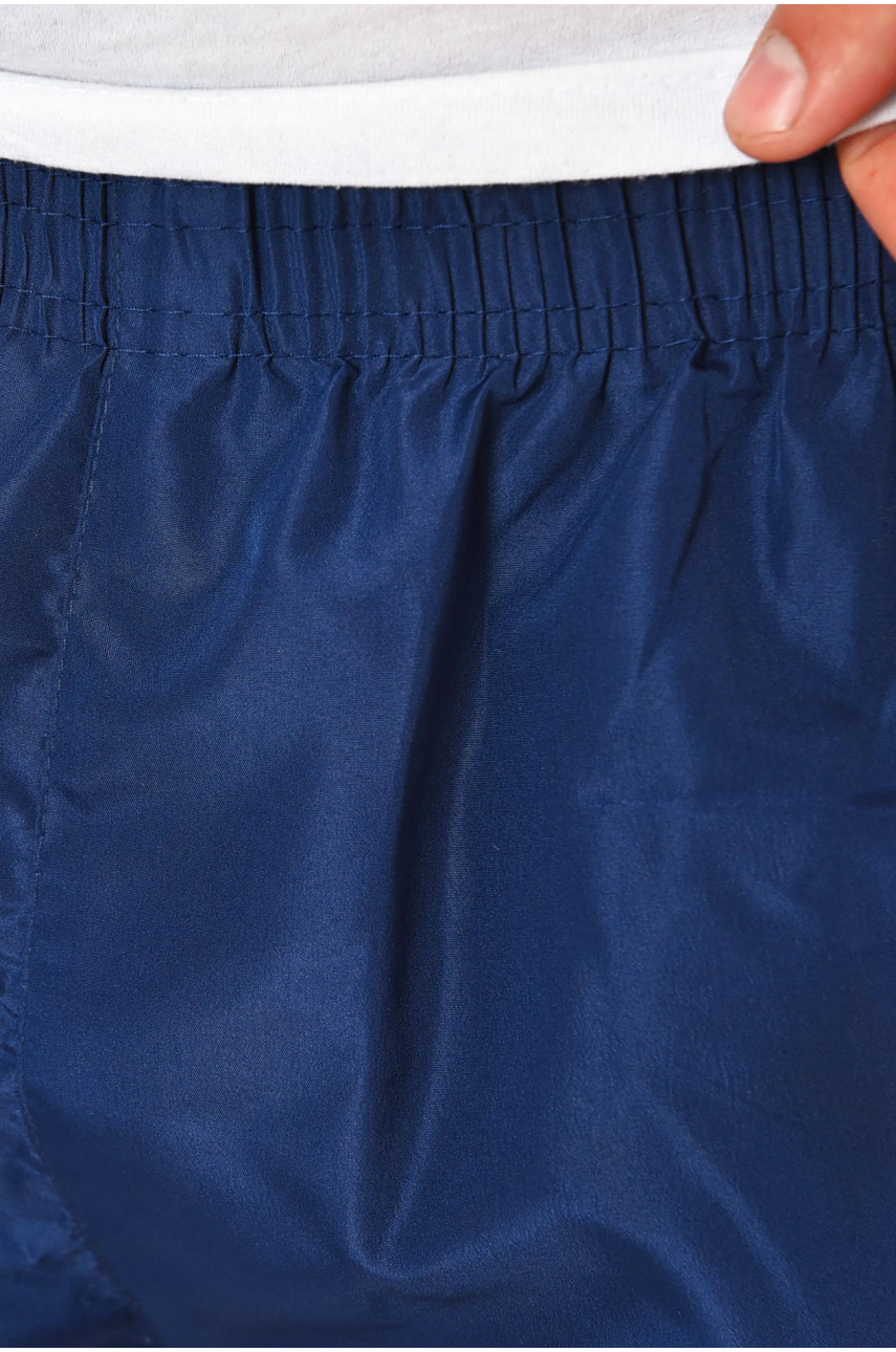 Шорты мужские однотонные синего цвета 2001 200220