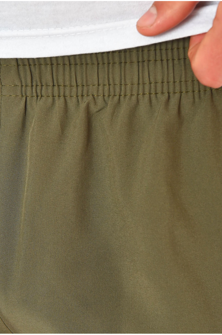 Шорты мужские однотонные цвета хаки 510 200224