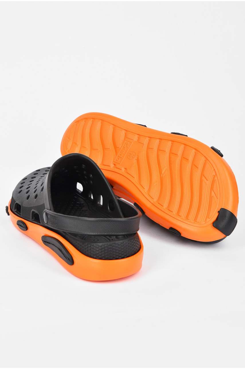 Кроксы мужские черного цвета 3022-412 200226 Кроксы мужские черного цвета 3022-412 200226