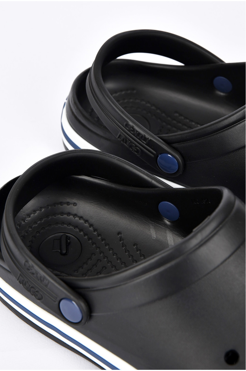 Кроксы мужские черного цвета 520 200228 Кроксы мужские черного цвета 520 200228