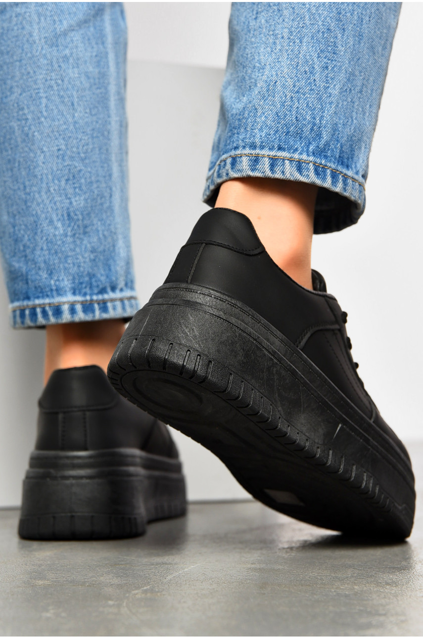 Кросівки жіночі чорного кольору 981-2 200234