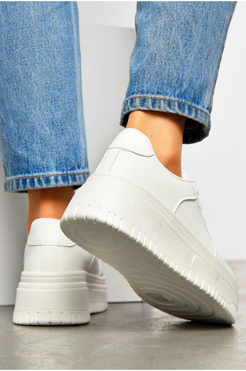 Кроссовки женские белого цвета 981-1 200236 Кроссовки женские белого цвета 981-1 200236